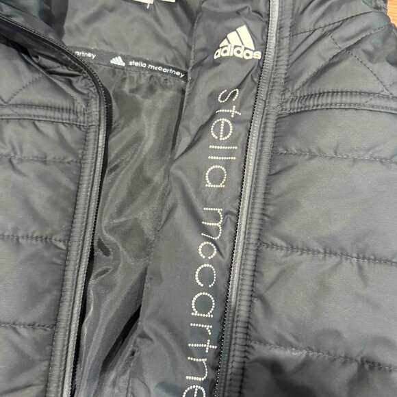 Stella McCartney X Adidas Black Puffer Quilted Jacket Size XS - Picture 6 of 9